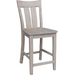 Cosmopolitan Ava Stool, Rta In Taupe Gray - Holmwood's Furniture & Design Center (Somersworth, NH)