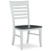 Cosmopolitan Roma Chair, Rta In Heather Gray / White - Holmwood's Furniture & Design Center (Somersworth, NH)