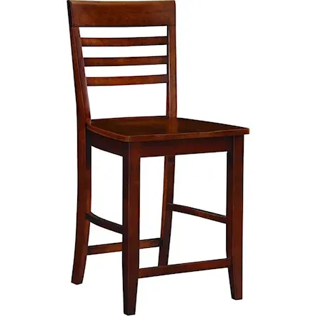 Cosmopolitan Roma Stool, Rta In Espresso - Holmwood's Furniture & Design Center (Somersworth, NH)