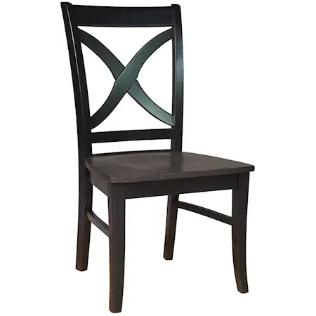 Cosmopolitan Salerno Chair, Rta In Coal / Black - Holmwood's Furniture & Design Center (Somersworth, NH)