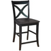 Cosmopolitan Salerno Stool, Rta In Coal / Black - Holmwood's Furniture & Design Center (Somersworth, NH)