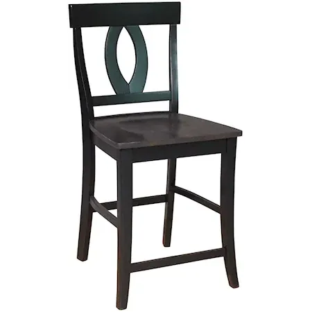 Cosmopolitan Verona Stool, Rta In Coal / Black - Holmwood's Furniture & Design Center (Somersworth, NH)