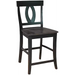 Cosmopolitan Verona Stool, Rta In Coal / Black - Holmwood's Furniture & Design Center (Somersworth, NH)