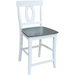 Cosmopolitan Verona Stool, Rta In Heather Gray / White - Holmwood's Furniture & Design Center (Somersworth, NH)