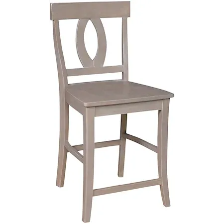 Cosmopolitan Verona Stool, Rta In Taupe Gray - Holmwood's Furniture & Design Center (Somersworth, NH)