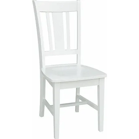 Home Accents San Remo Chair (Rta) In White - Holmwood's Furniture & Design Center (Somersworth, NH)