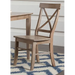 Home Accents X Back Chair (Rta) In Taupe Gray - Holmwood's Furniture & Design Center (Somersworth, NH)