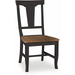 Vista Panelback Chair (Rta) In Hickory & Coal - Holmwood's Furniture & Design Center (Somersworth, NH)