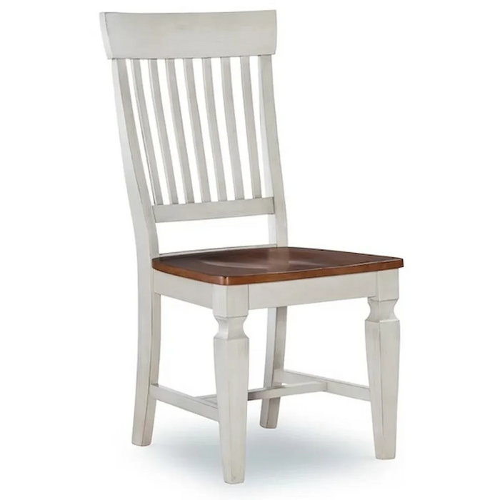 Vista Slatback Chair (Rta) In Hickory & Shell - Holmwood's Furniture & Design Center (Somersworth, NH)