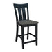 Cosmopolitan Ava Stool, Built In Coal / Black - Holmwood's Furniture & Design Center (Somersworth, NH)