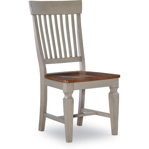 Vista Slatback Chair (Rta) In Hickory & Stone - Holmwood's Furniture & Design Center (Somersworth, NH)