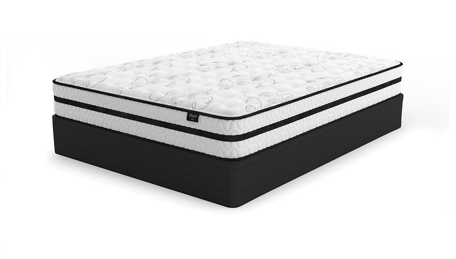 Chime 10 Inch Hybrid 10 Inch Mattress and Pillow - Holmwood's Furniture & Design Center (Somersworth, NH)