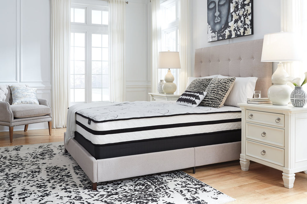 Chime 10 Inch Hybrid 10 Inch Mattress and Pillow - Holmwood's Furniture & Design Center (Somersworth, NH)