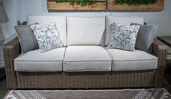 Laguna Heights Outdoor Sofa with Cushion - Holmwood's Furniture & Design Center (Somersworth, NH)