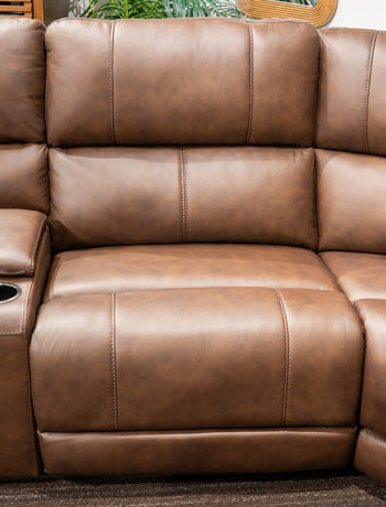 Bleckley Power Reclining Sectional - Holmwood's Furniture & Design Center (Somersworth, NH)