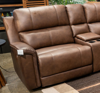 Bleckley Power Reclining Sectional Loveseat - Holmwood's Furniture & Design Center (Somersworth, NH)