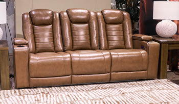 Gruaro Power Reclining Sofa - Holmwood's Furniture & Design Center (Somersworth, NH)