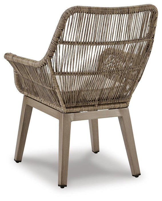 Beach Front Arm Chair with Cushion (Set of 2) - Holmwood's Furniture & Design Center (Somersworth, NH)