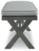 Elite Park Outdoor Bench with Cushion - Holmwood's Furniture & Design Center (Somersworth, NH)