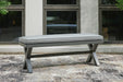 Elite Park Outdoor Bench with Cushion - Holmwood's Furniture & Design Center (Somersworth, NH)