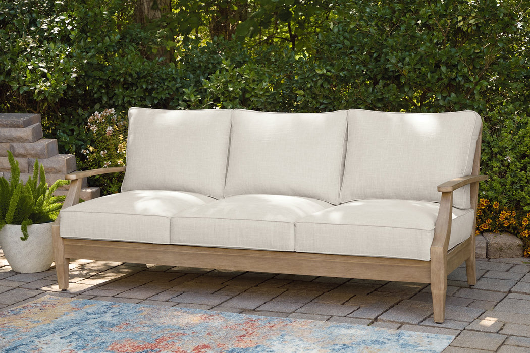 Carter Hall Outdoor Sofa with Cushion - Holmwood's Furniture & Design Center (Somersworth, NH)