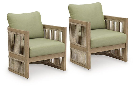 Serena Shores Outdoor Lounge Chair (Set of 2) - Holmwood's Furniture & Design Center (Somersworth, NH)
