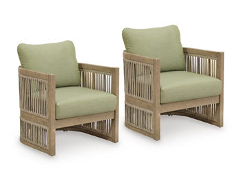 Serena Shores Outdoor Lounge Chair (Set of 2) - Holmwood's Furniture & Design Center (Somersworth, NH)