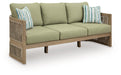 Serena Shores Outdoor Sofa with Cushion - Holmwood's Furniture & Design Center (Somersworth, NH)