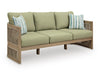 Serena Shores Outdoor Sofa with Cushion - Holmwood's Furniture & Design Center (Somersworth, NH)