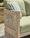Serena Shores Outdoor Sofa with Cushion - Holmwood's Furniture & Design Center (Somersworth, NH)