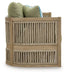 Serena Shores Outdoor Sofa with Cushion - Holmwood's Furniture & Design Center (Somersworth, NH)