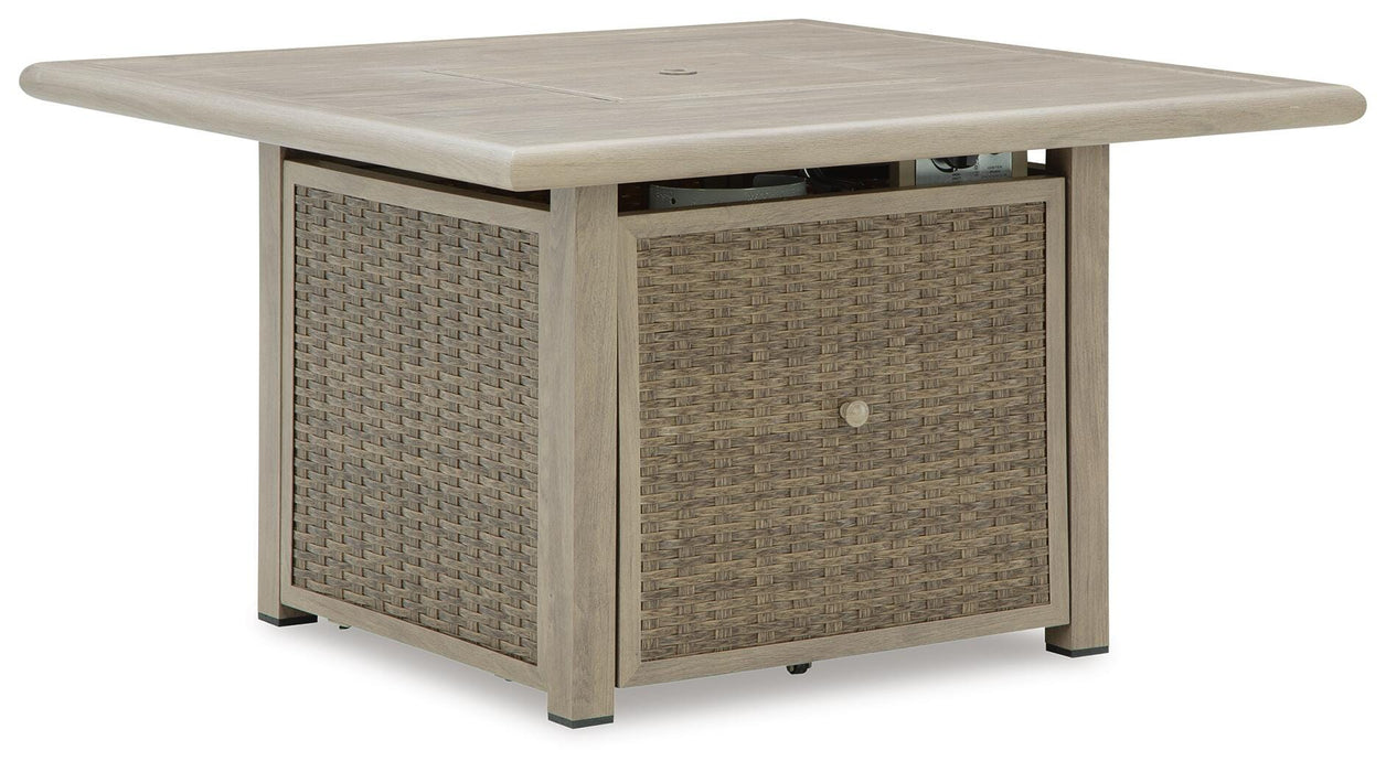 Cliff Trails Fire Pit Table - Holmwood's Furniture & Design Center (Somersworth, NH)