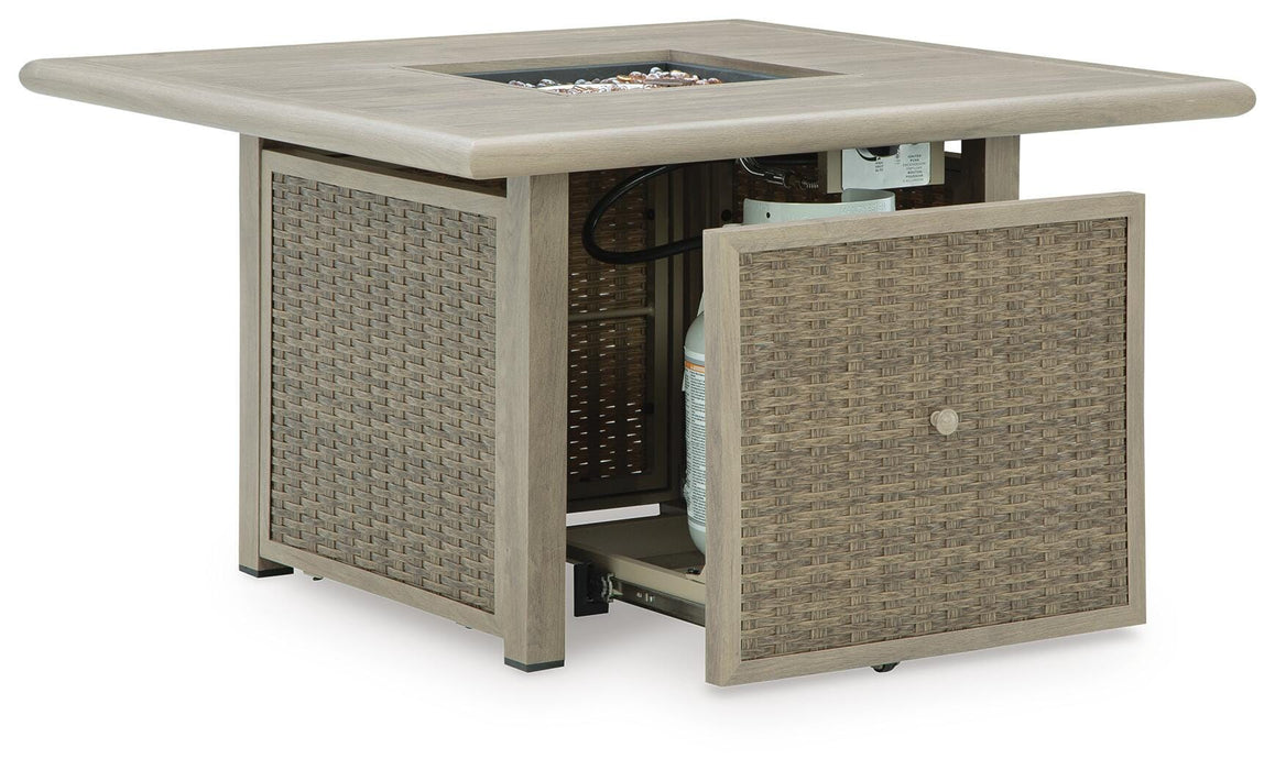 Cliff Trails Fire Pit Table - Holmwood's Furniture & Design Center (Somersworth, NH)