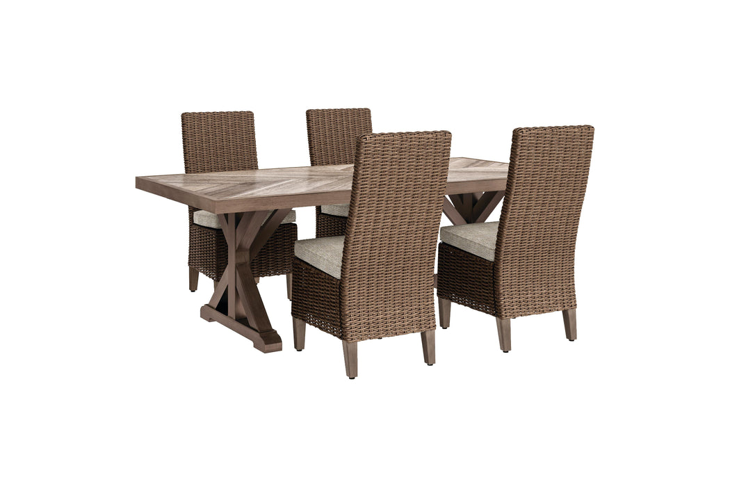 Beachcroft Outdoor Dining Set - Holmwood's Furniture & Design Center (Somersworth, NH)