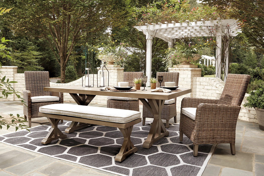 Beachcroft Outdoor Dining Set - Holmwood's Furniture & Design Center (Somersworth, NH)