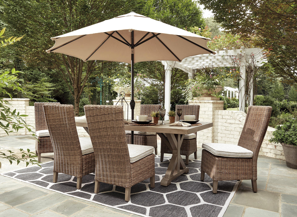 Beachcroft Outdoor Dining Set - Holmwood's Furniture & Design Center (Somersworth, NH)