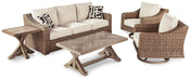 Beachcroft Outdoor Conversation Set - Holmwood's Furniture & Design Center (Somersworth, NH)