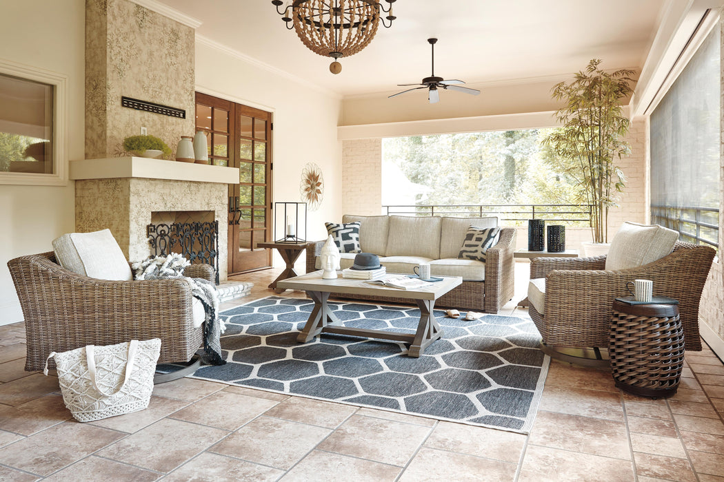 Beachcroft Outdoor Conversation Set - Holmwood's Furniture & Design Center (Somersworth, NH)