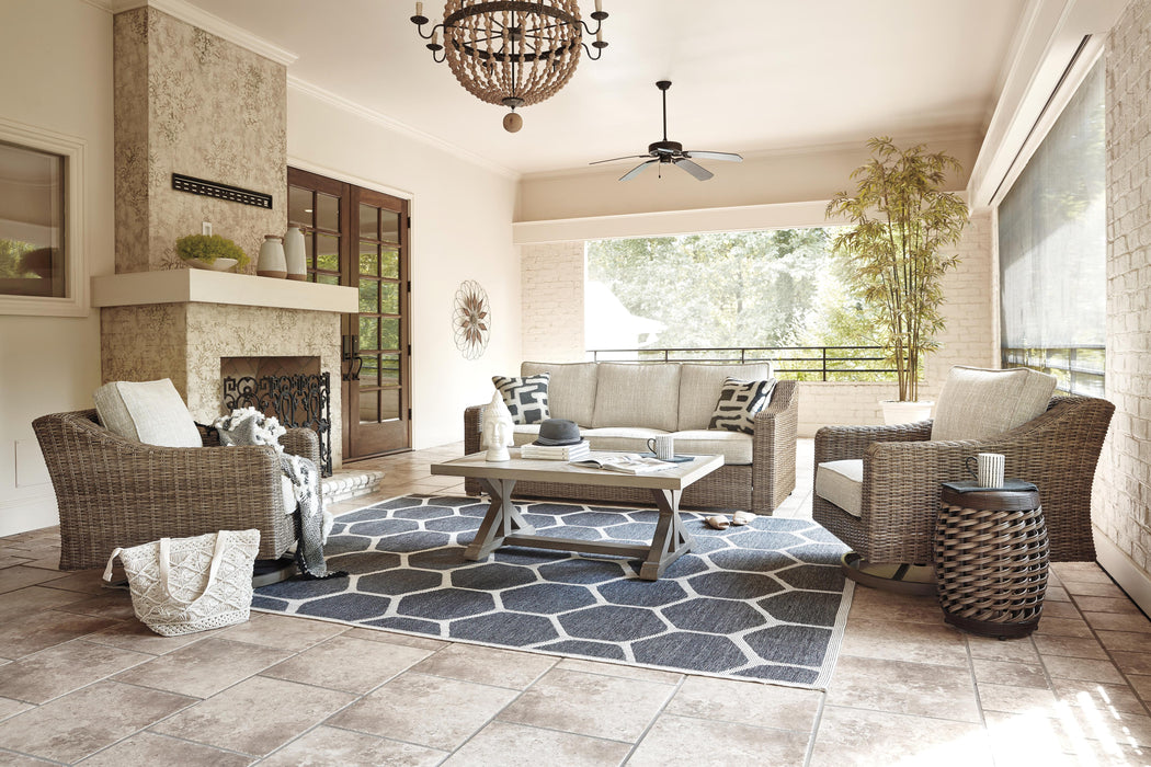 Beachcroft Outdoor Conversation Set - Holmwood's Furniture & Design Center (Somersworth, NH)