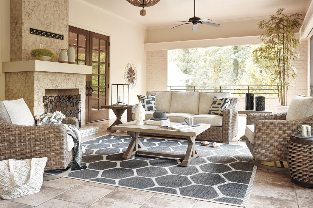 Beachcroft Outdoor Conversation Set - Holmwood's Furniture & Design Center (Somersworth, NH)