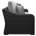 Beachcroft Outdoor Sofa with Cushion - Holmwood's Furniture & Design Center (Somersworth, NH)
