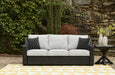 Beachcroft Outdoor Sofa with Cushion - Holmwood's Furniture & Design Center (Somersworth, NH)