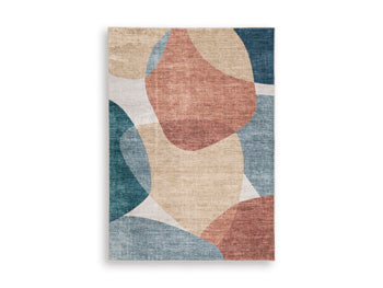Chanleigh Washable 5' x 7' Area Rug - Holmwood's Furniture & Design Center (Somersworth, NH)