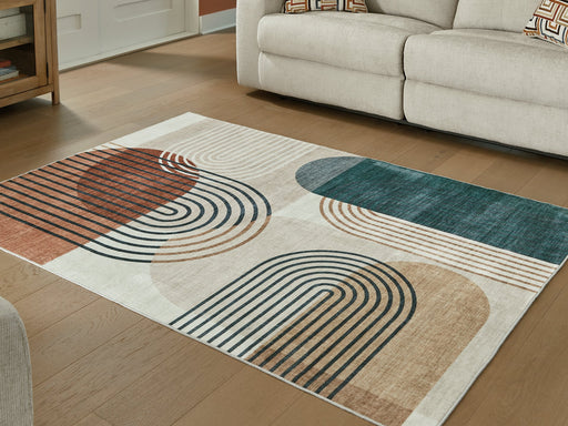 Farrendale Washable Area Rug - Holmwood's Furniture & Design Center (Somersworth, NH)