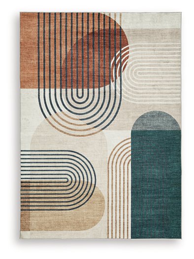 Farrendale Washable Area Rug - Holmwood's Furniture & Design Center (Somersworth, NH)