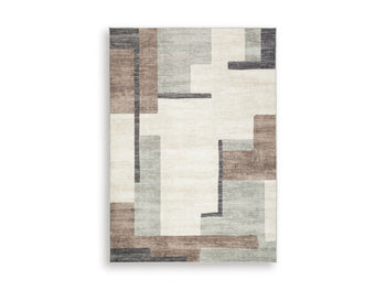 Larkport Washable Area Rug - Holmwood's Furniture & Design Center (Somersworth, NH)