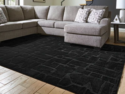 Gibbswell Washable 8' x 10' Area Rug - Holmwood's Furniture & Design Center (Somersworth, NH)