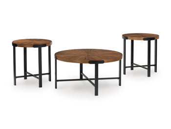 Crosstrail Table (Set of 3) - Holmwood's Furniture & Design Center (Somersworth, NH)