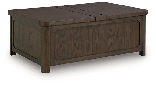 Breckington Coffee Table With Storage - Holmwood's Furniture & Design Center (Somersworth, NH)