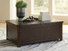 Breckington Coffee Table With Storage - Holmwood's Furniture & Design Center (Somersworth, NH)